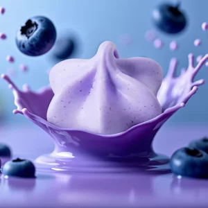 Blueberry Spumy Merengue