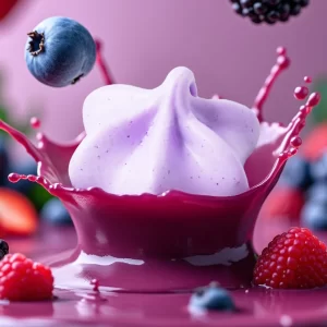 Mixed Berry Spumy Merengue